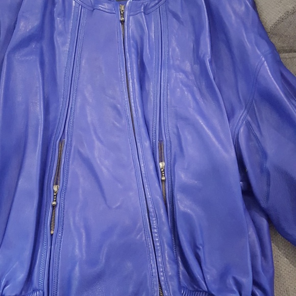 Men's Marc Buchanan leather jacket - Picture 2 of 5